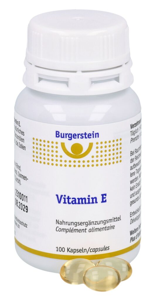 BURGERSTEIN Vitamin E caps bte 100 pce
