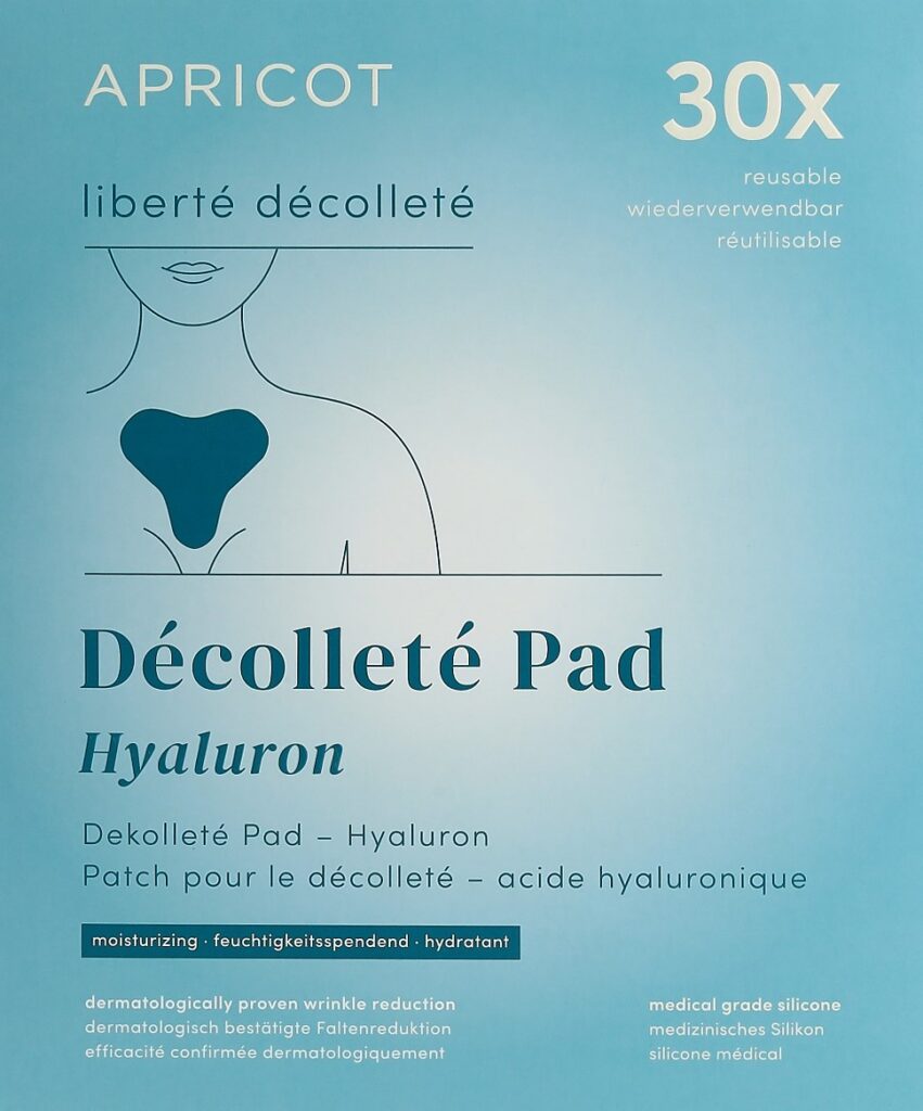 APRICOT pad décolleté réutil hyaluron