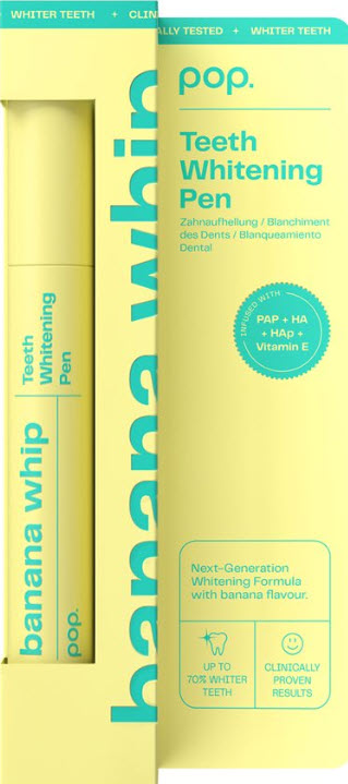 POP PENS Pop Teeth Whitening Pen Banana Whip 4 ml