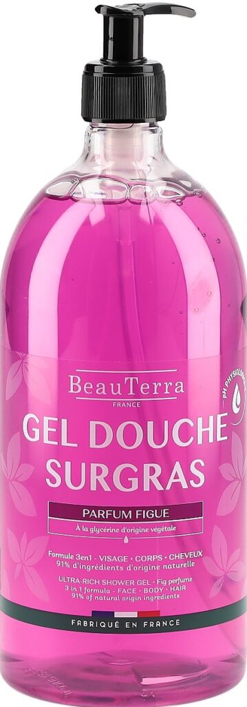 BEAUTERRA gel douche surgras figues fl 1000 ml