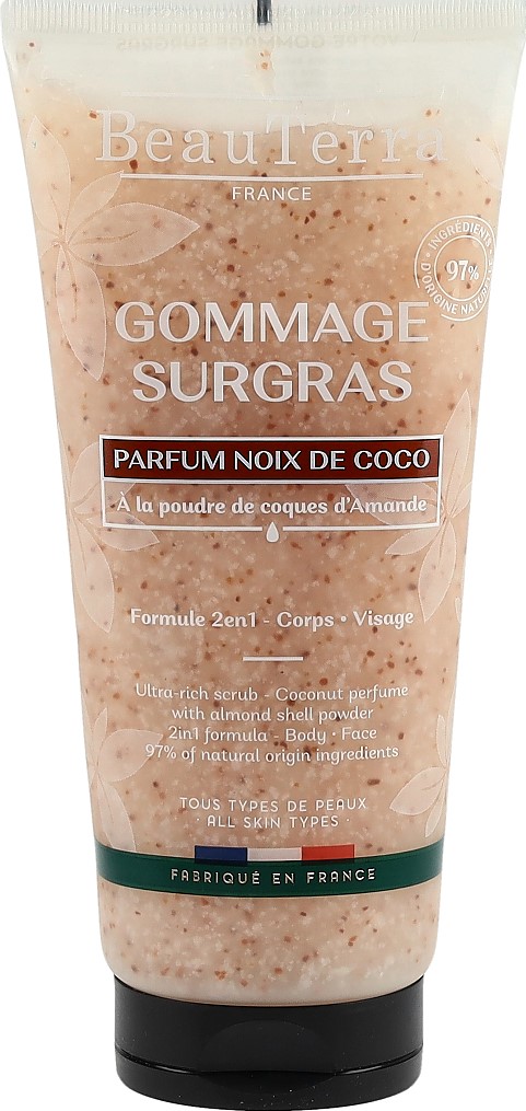 BEAUTERRA gommage végétal coco tb 200 ml