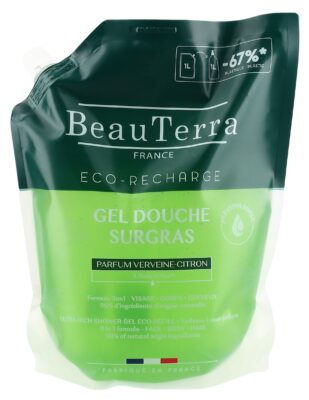 BEAUTERRA gel douche surgras ver cit sach 1000 ml