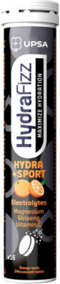 HYDRAFIZZ Hydra + Sport cpr eff bte 16 pce