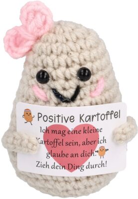 I AM CREATIVE Positive Potato mit Schlaufe