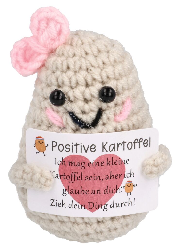 I AM CREATIVE Positive Potato mit Schlaufe