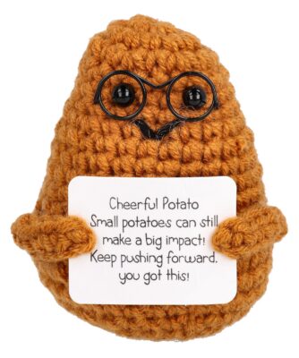 I AM CREATIVE Positive Potato mit Brille