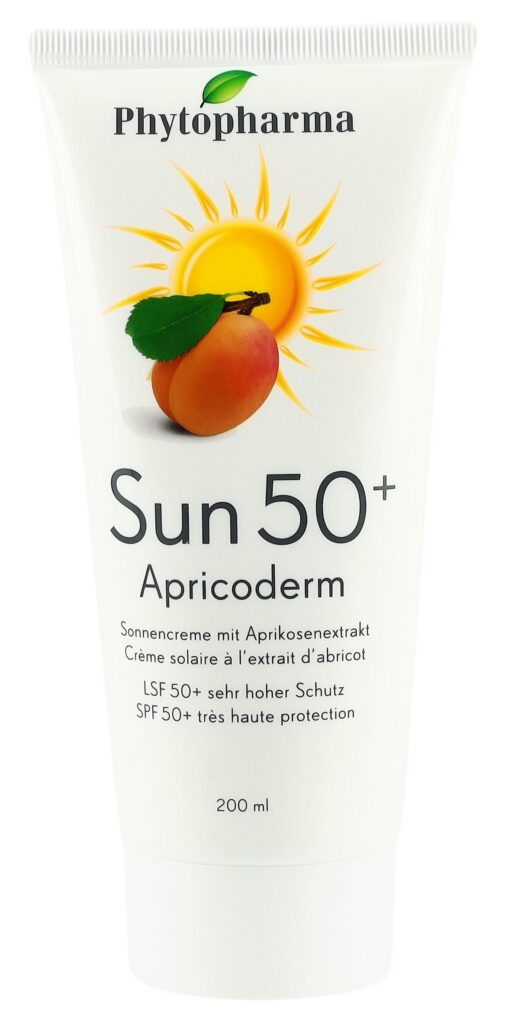 PHYTOPHARMA apricoderm sun SPF50+ tb 200 ml