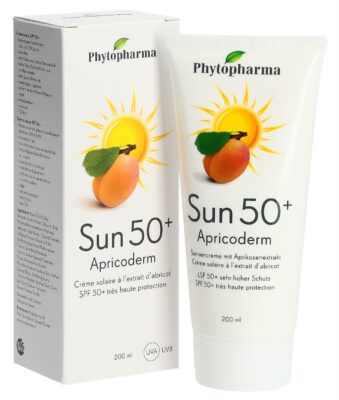 PHYTOPHARMA apricoderm sun SPF50+ tb 200 ml