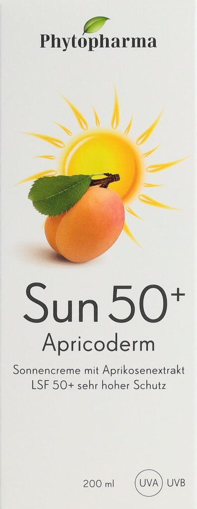 PHYTOPHARMA apricoderm sun SPF50+ tb 200 ml