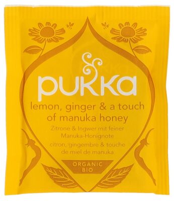 PUKKA Zit Ingwer & Manuka Honig thé bio 20 pce