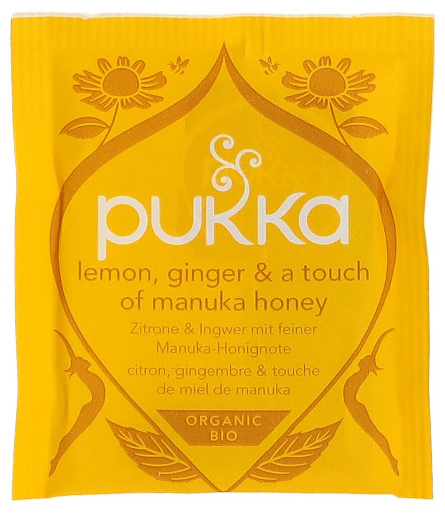 PUKKA Zit Ingwer & Manuka Honig thé bio 20 pce