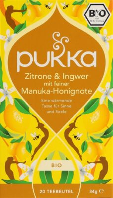 PUKKA Zit Ingwer & Manuka Honig thé bio 20 pce