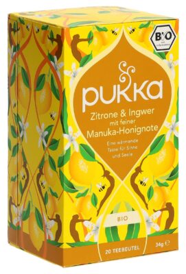 PUKKA Zit Ingwer & Manuka Honig thé bio 20 pce