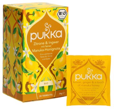 PUKKA Zit Ingwer & Manuka Honig thé bio 20 pce