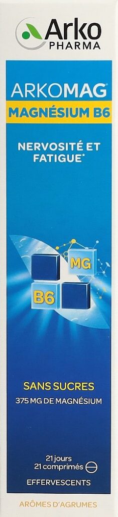 ARKOMAG magnésium + B6 cpr eff bte 21 pce