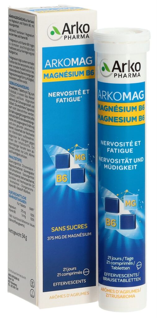 ARKOMAG magnésium + B6 cpr eff bte 21 pce
