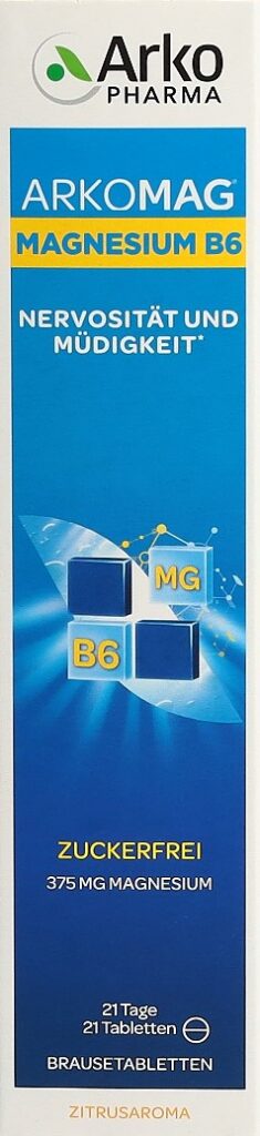 ARKOMAG magnésium + B6 cpr eff bte 21 pce