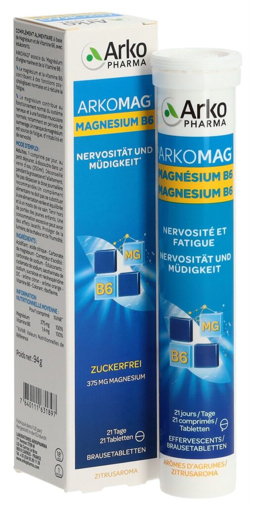 ARKOMAG magnésium + B6 cpr eff bte 21 pce