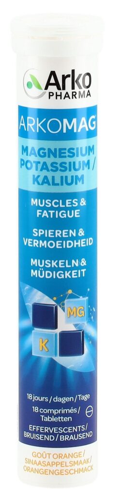 ARKOMAG magnésium + potassium cpr eff bte 18 pce