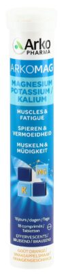 ARKOMAG magnésium + potassium cpr eff bte 18 pce