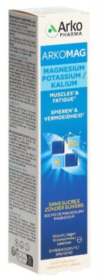 ARKOMAG magnésium + potassium cpr eff bte 18 pce