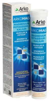 ARKOMAG magnésium + potassium cpr eff bte 18 pce