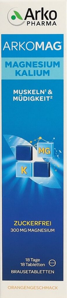 ARKOMAG magnésium + potassium cpr eff bte 18 pce