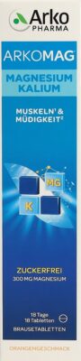 ARKOMAG magnésium + potassium cpr eff bte 18 pce