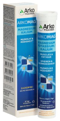 ARKOMAG magnésium + potassium cpr eff bte 18 pce
