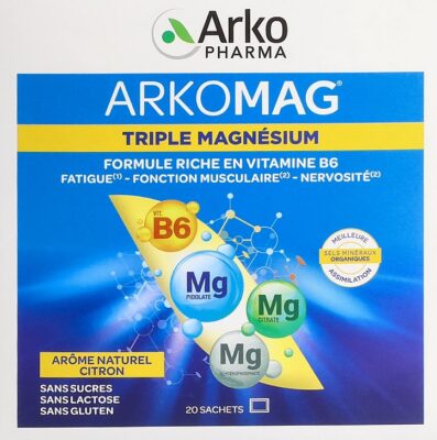 ARKOMAG triple magnésium sach 20 pce