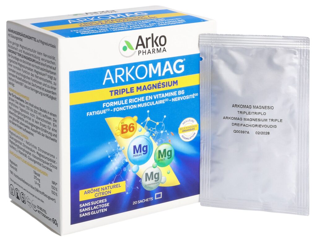 ARKOMAG triple magnésium sach 20 pce