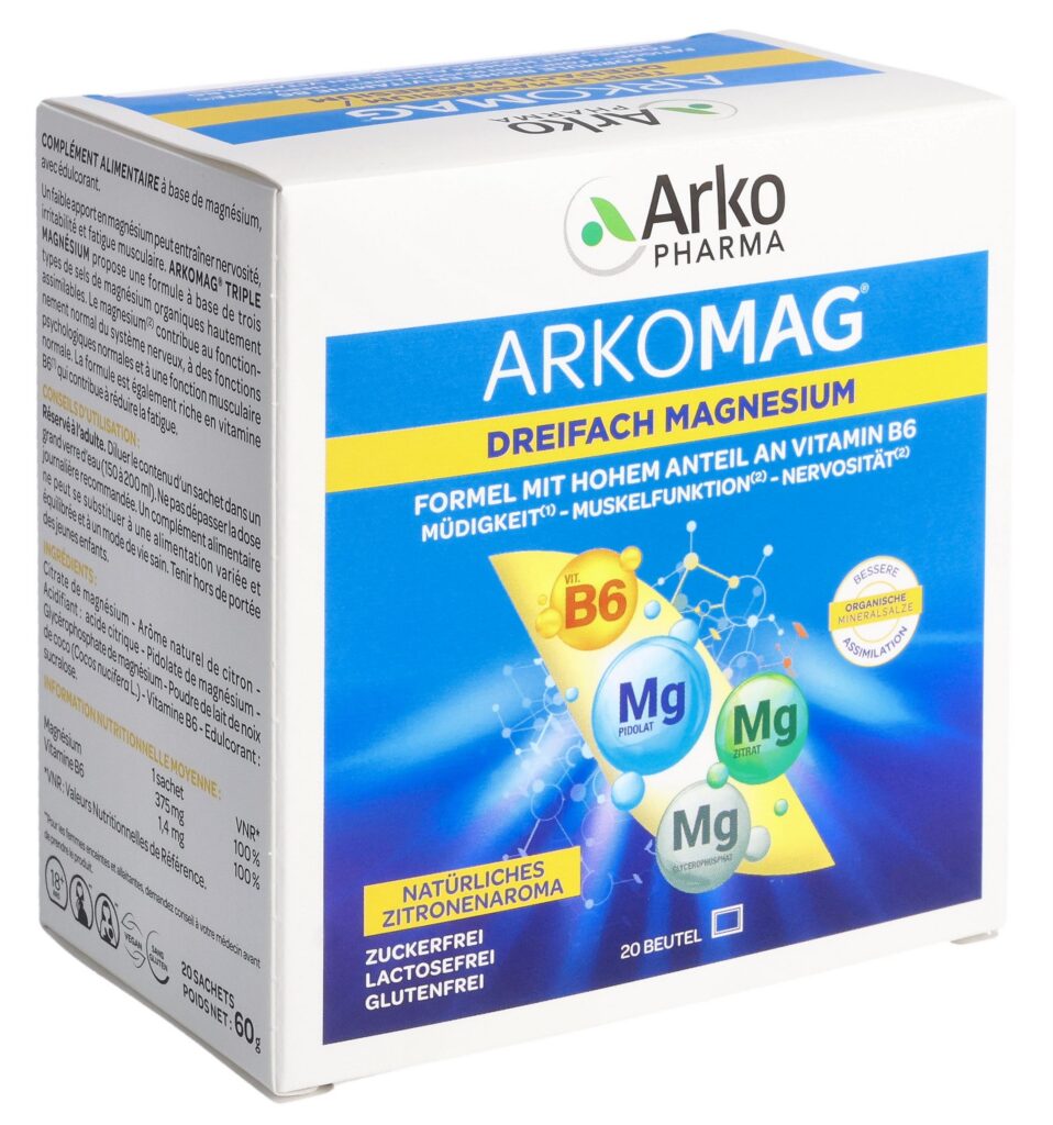 ARKOMAG triple magnésium sach 20 pce