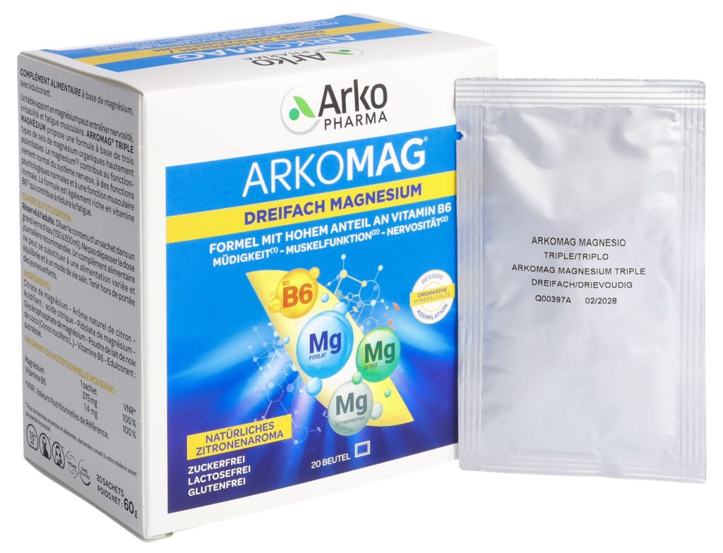 ARKOMAG triple magnésium sach 20 pce