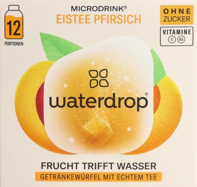 WATERDROP thé froid pêche ss box 25.2 g