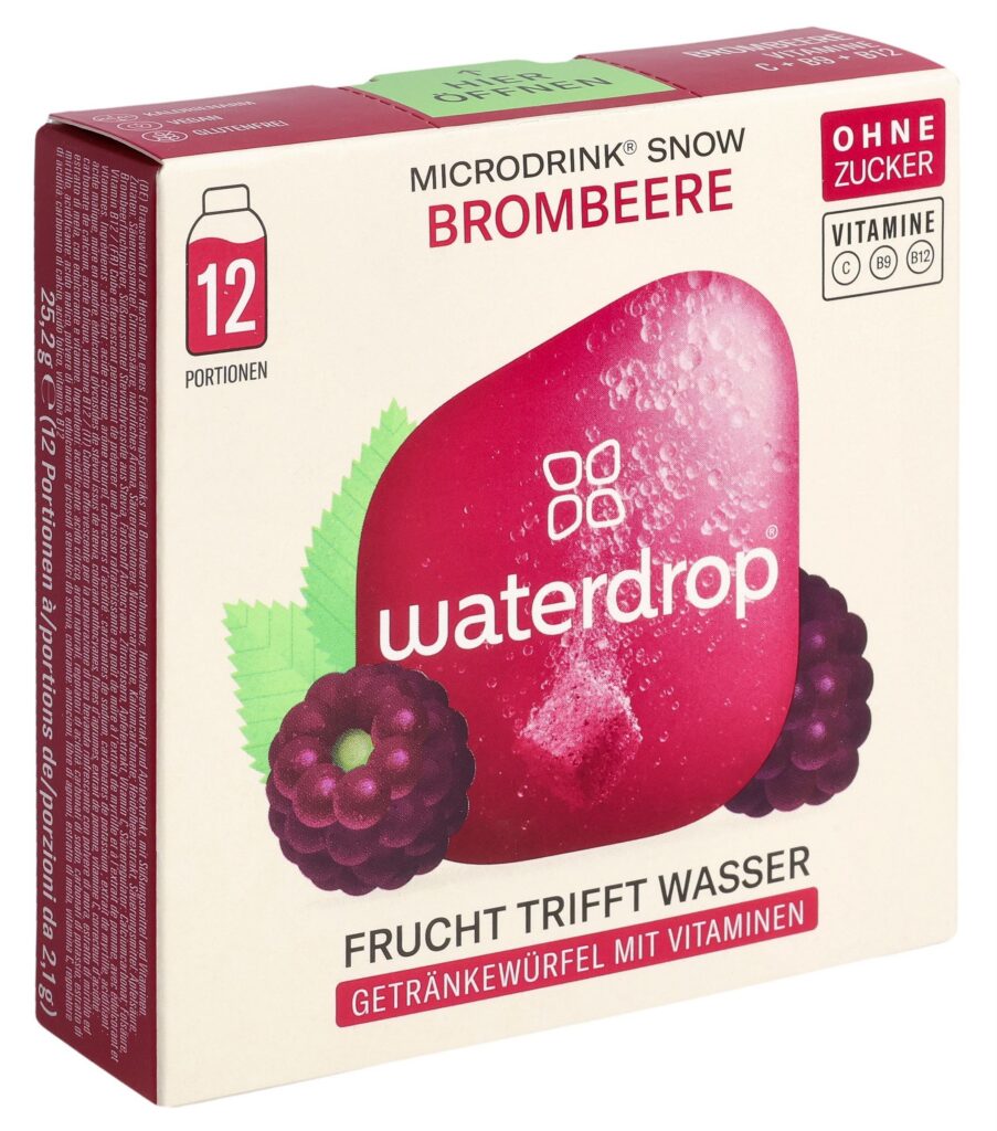 WATERDROP mûre ss box 25.2 g