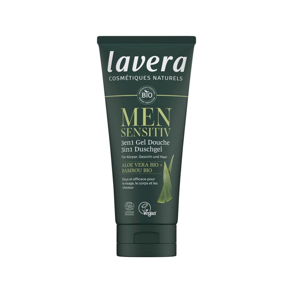 LAVERA Men gel douche sensitive 3en1 tb 200 ml