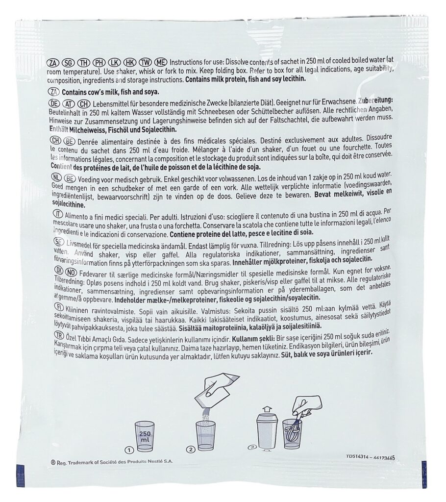 IMPACT ORAL immunonutrition pdr vanille 5 x 74 g