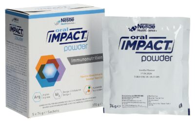 IMPACT ORAL immunonutrition pdr vanille 5 x 74 g
