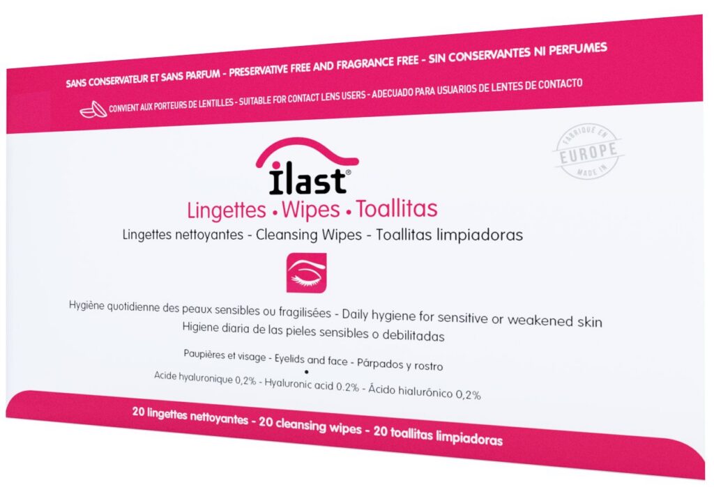 ILAST lingettes nettoyantes coton sach 20 pce