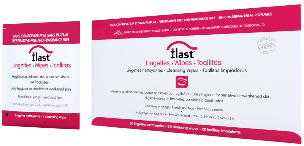 ILAST lingettes nettoyantes coton sach 20 pce