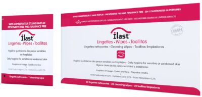 ILAST lingettes nettoyantes coton sach 20 pce