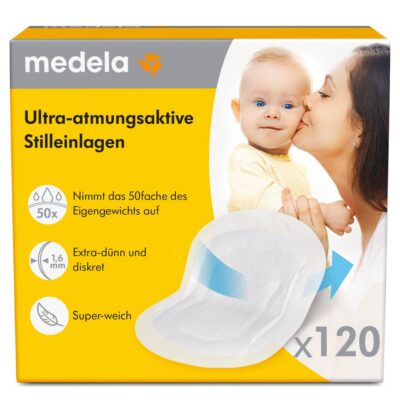MEDELA coussinets allait ultra-respirants 120 pce