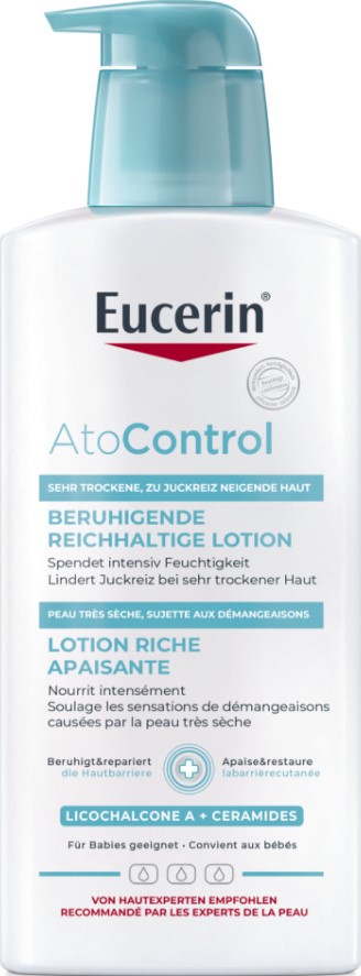 EUCERIN AtopiControl lotion riche apaisante 400 ml