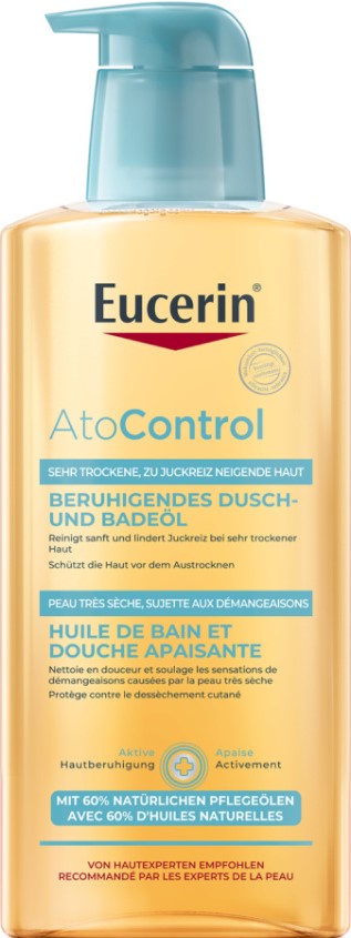 EUCERIN AtopiControl huile bain douche apa 400 ml
