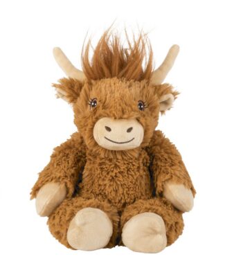 WARMIES peluche réchauffante vache highland