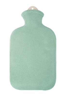 SÄNGER bouillotte housse tricot 2l vert menthe