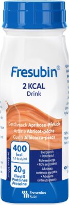 FRESUBIN 2 kcal DRINK abricot-pêche 4 fl 200 ml