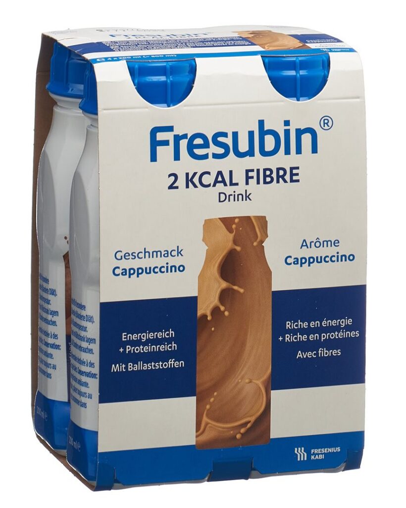 FRESUBIN 2 kcal Fibre DRINK cappuccino 4 fl 200 ml