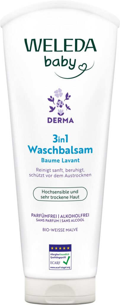 WELEDA baby DERMA 3en1 baume lav mauve bl 200 ml