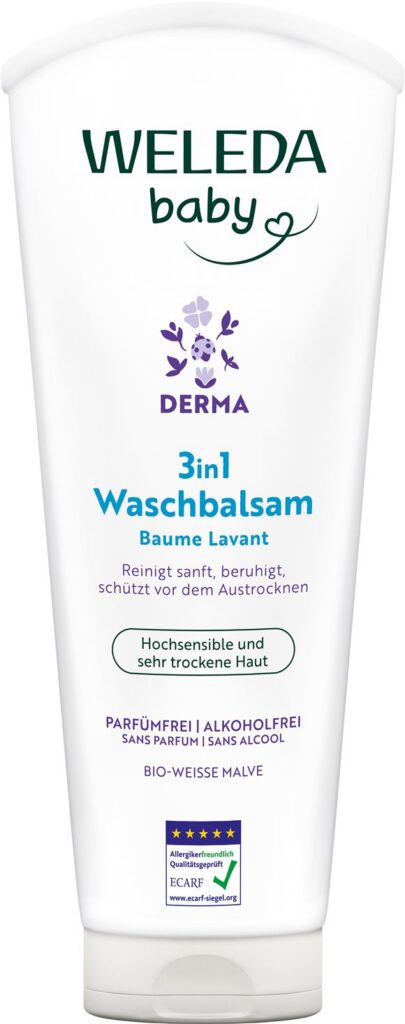 WELEDA baby DERMA 3en1 baume lav mauve bl 200 ml